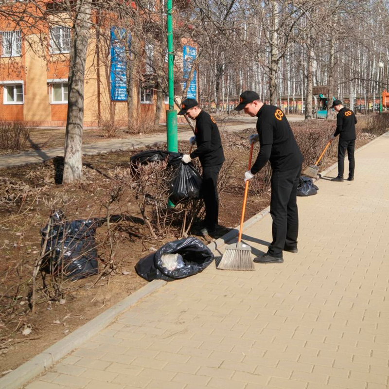 Уборка территории  в Острове